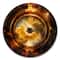 Designart Ancient Mayan Calendar Collage Wall Clock